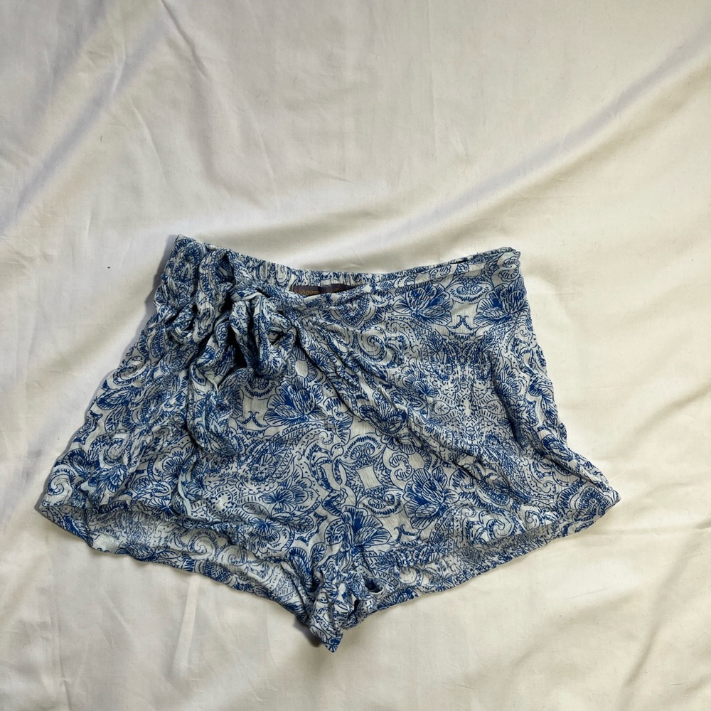 Boom Boom Jeans Blue and White Kids Shorts